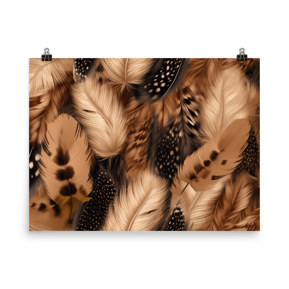 Fur Pattern photo paper poster - Posterfy.AI