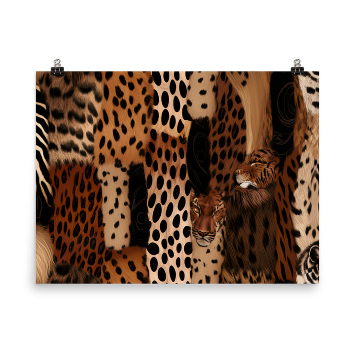 Animal Skins Pattern photo paper poster - Posterfy.AI