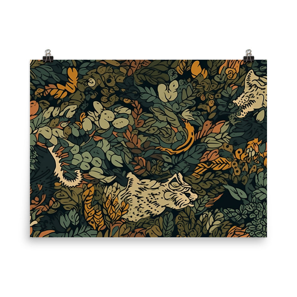 Animal Camouflage Pattern photo paper poster - Posterfy.AI