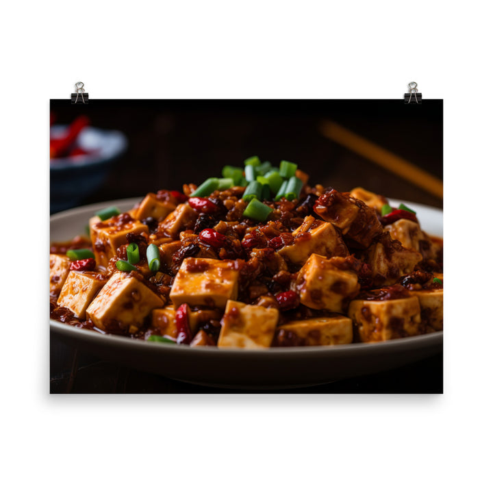 Mapo Tofu 麻婆豆腐 photo paper poster - Posterfy.AI