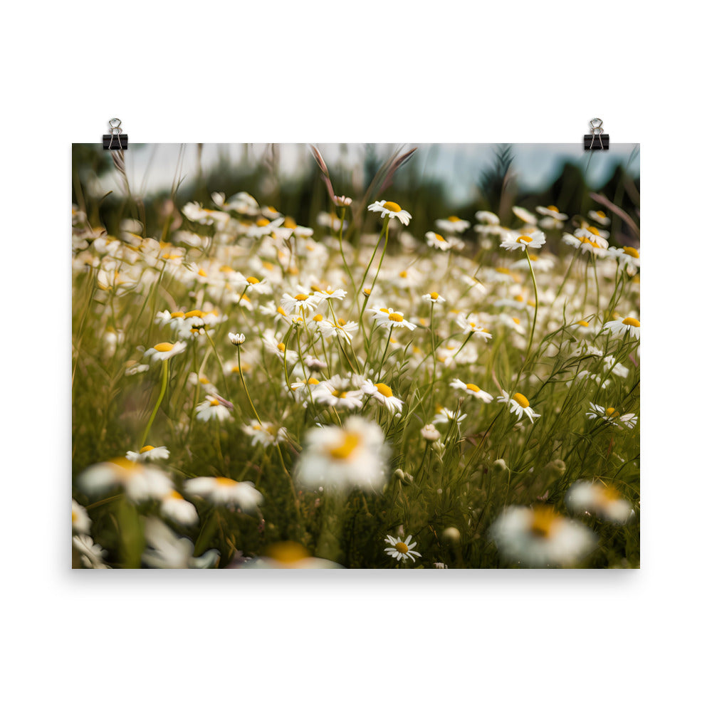 Petals in the Wind photo paper poster - Posterfy.AI