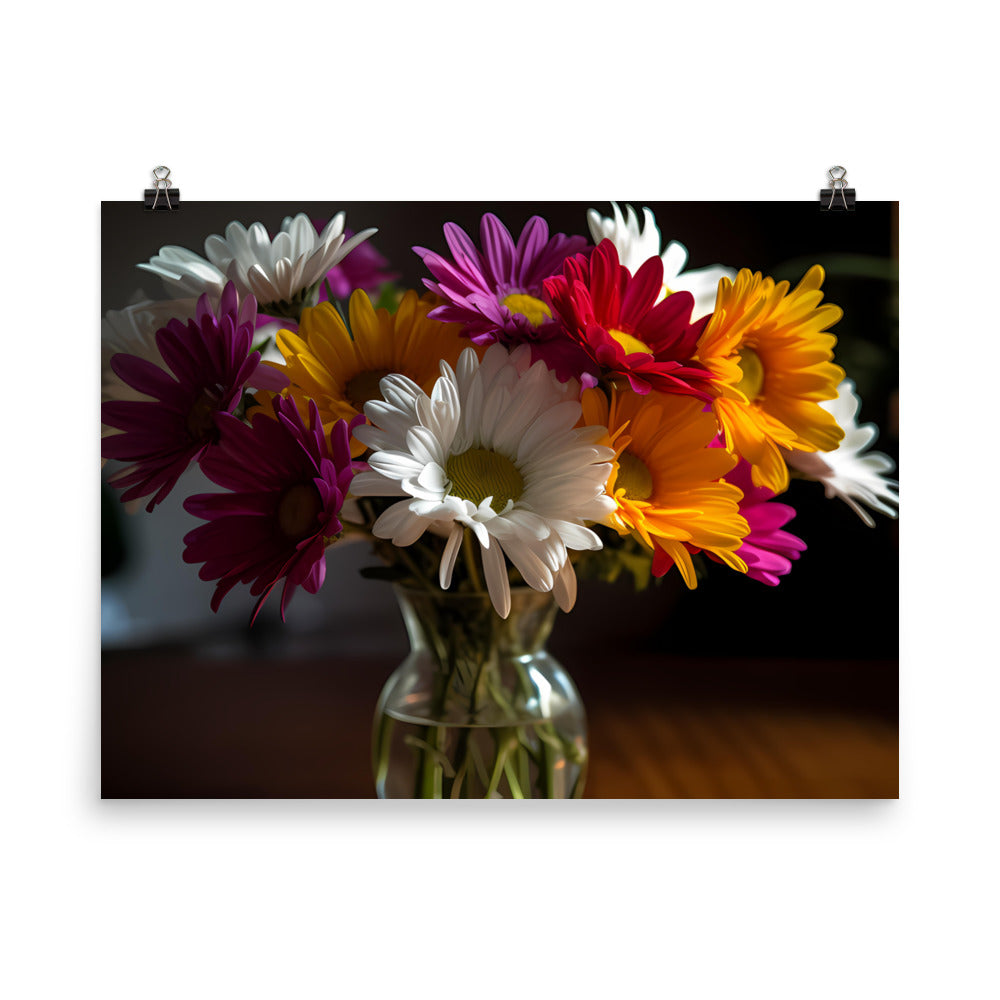 Daisy Bouquet photo paper poster - Posterfy.AI