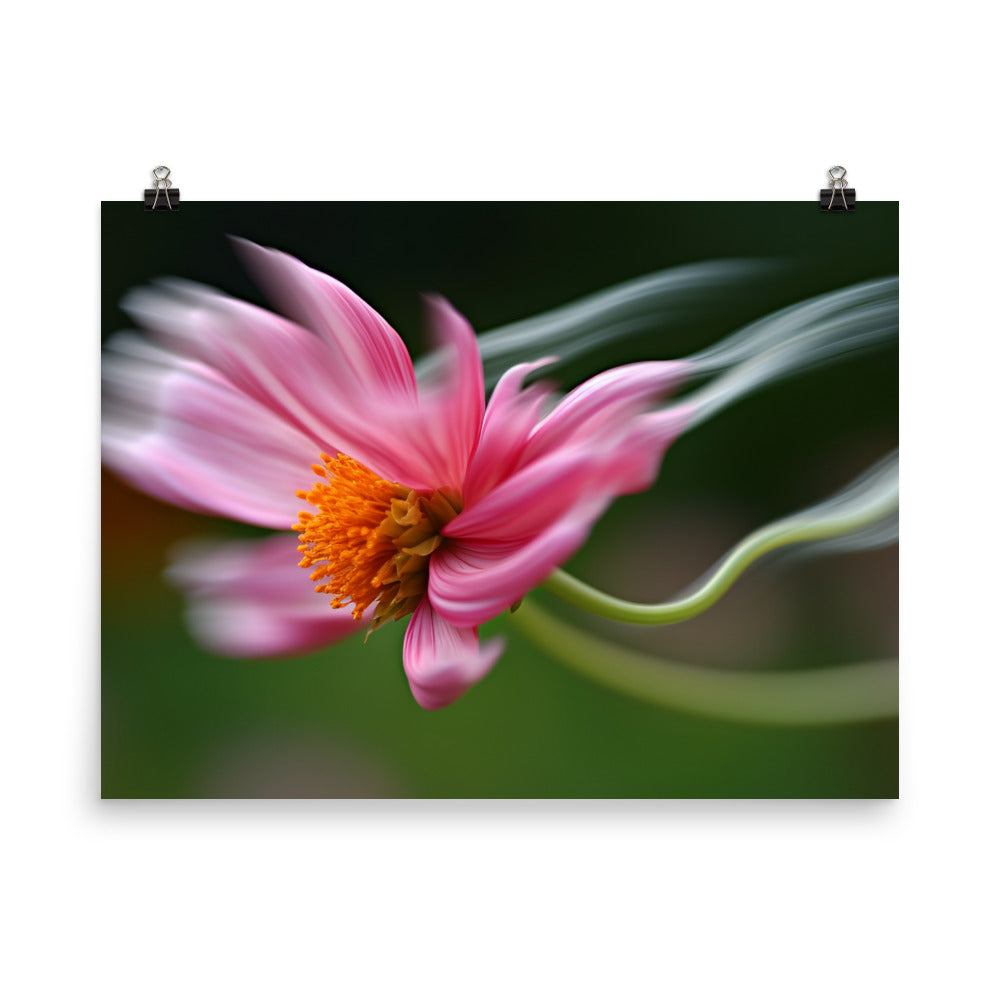 Petals in Motion photo paper poster - Posterfy.AI