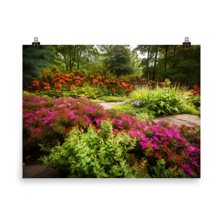 Botanical Garden Escape photo paper poster - Posterfy.AI