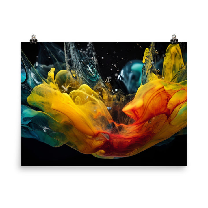 Fluid Dynamics photo paper poster - Posterfy.AI