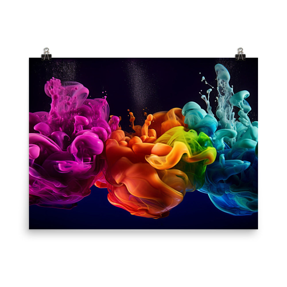 Fluid Dynamics photo paper poster - Posterfy.AI