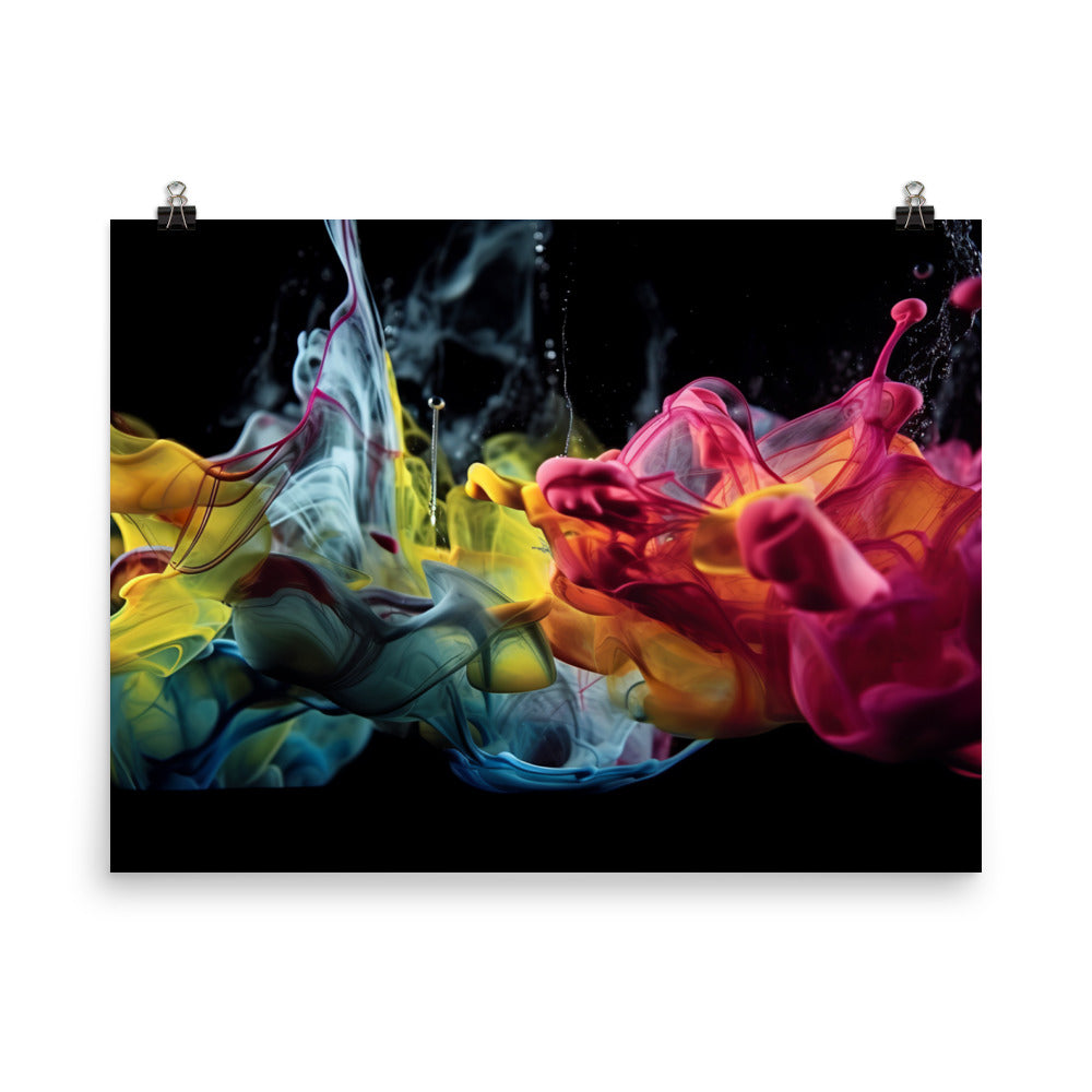 Fluid Dynamics photo paper poster - Posterfy.AI