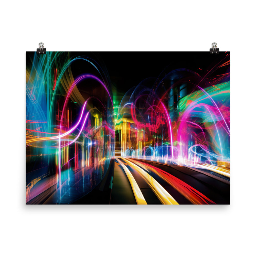 Ethereal Light Show photo paper poster - Posterfy.AI