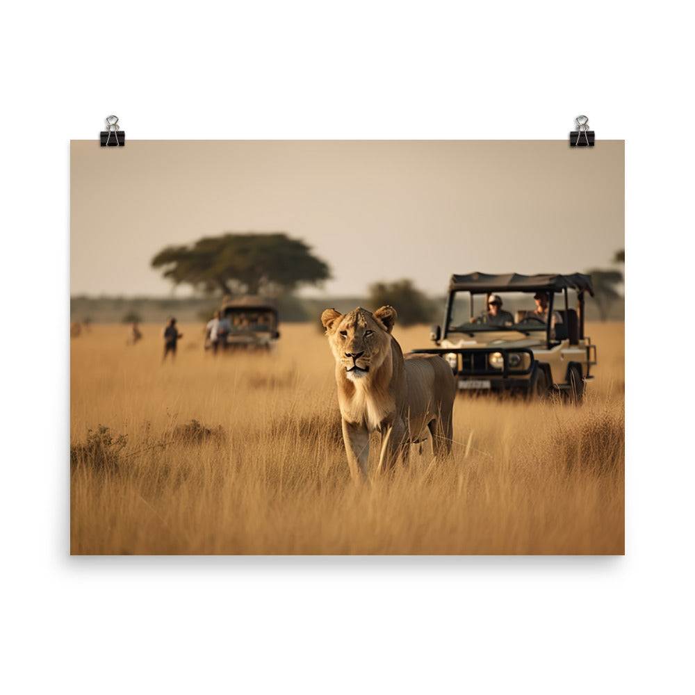 African Safari Adventure photo paper poster - Posterfy.AI