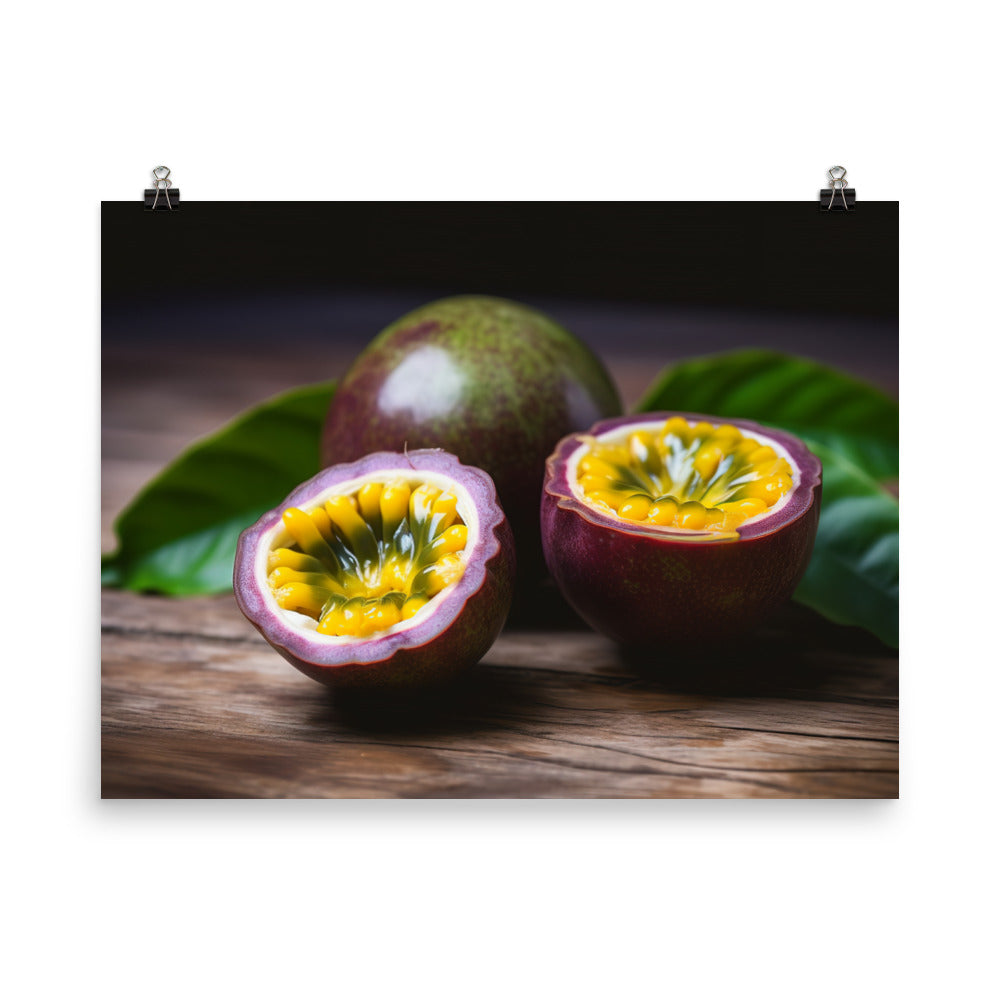 Passionfruit photo paper poster - Posterfy.AI