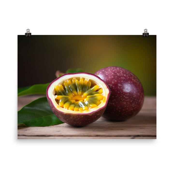 Passionfruit photo paper poster - Posterfy.AI