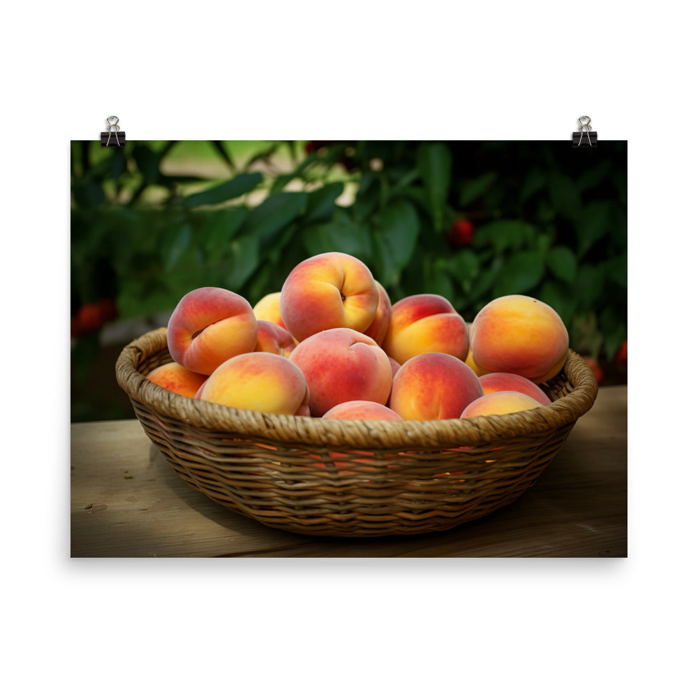 Peach Cobbler photo paper poster - Posterfy.AI