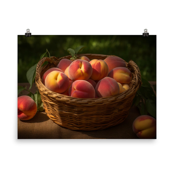 Peach Cobbler photo paper poster - Posterfy.AI