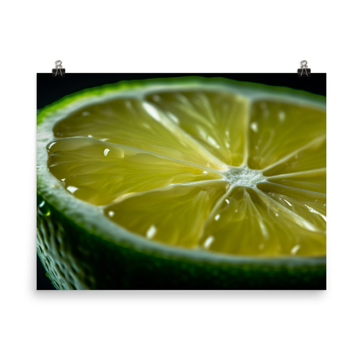 Lime Slice photo paper poster - Posterfy.AI