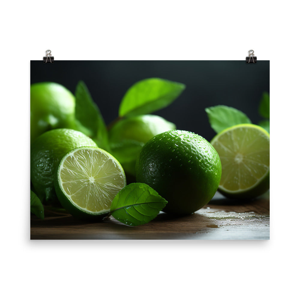 Lime and Mint photo paper poster - Posterfy.AI