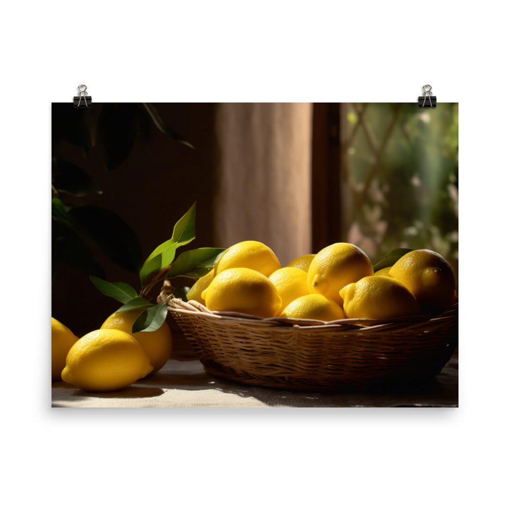 Sunny Citrus photo paper poster - Posterfy.AI