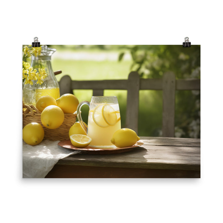 Lemonade Stand photo paper poster - Posterfy.AI