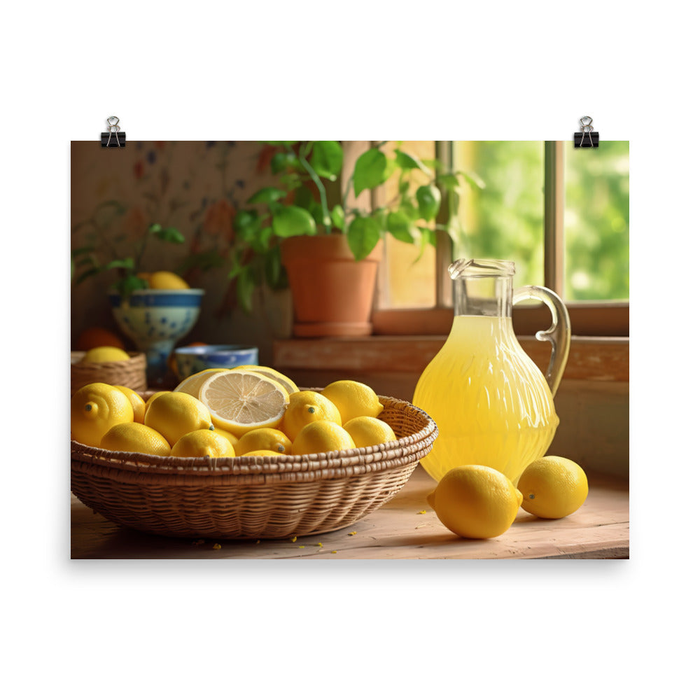 Lemonade Stand photo paper poster - Posterfy.AI