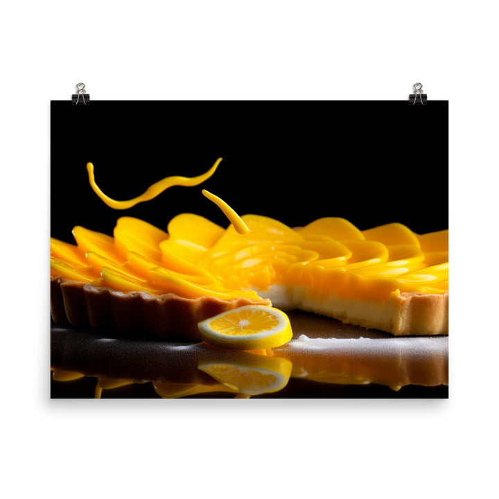 Lemon Tart photo paper poster - Posterfy.AI