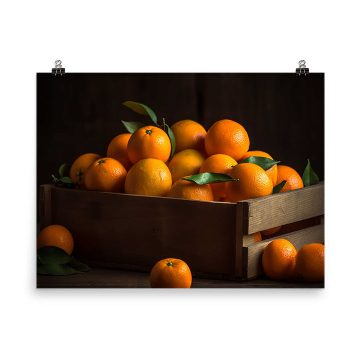 Juicy and Sweet Oranges photo paper poster - Posterfy.AI