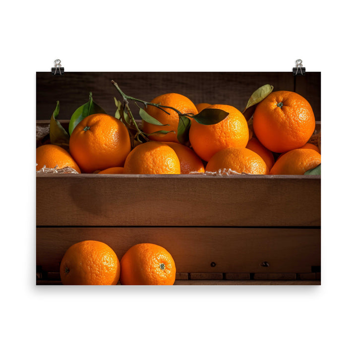 Juicy and Sweet Oranges photo paper poster - Posterfy.AI