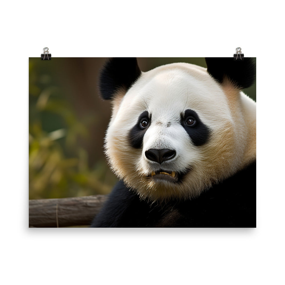 Panda Portrait photo paper poster - Posterfy.AI