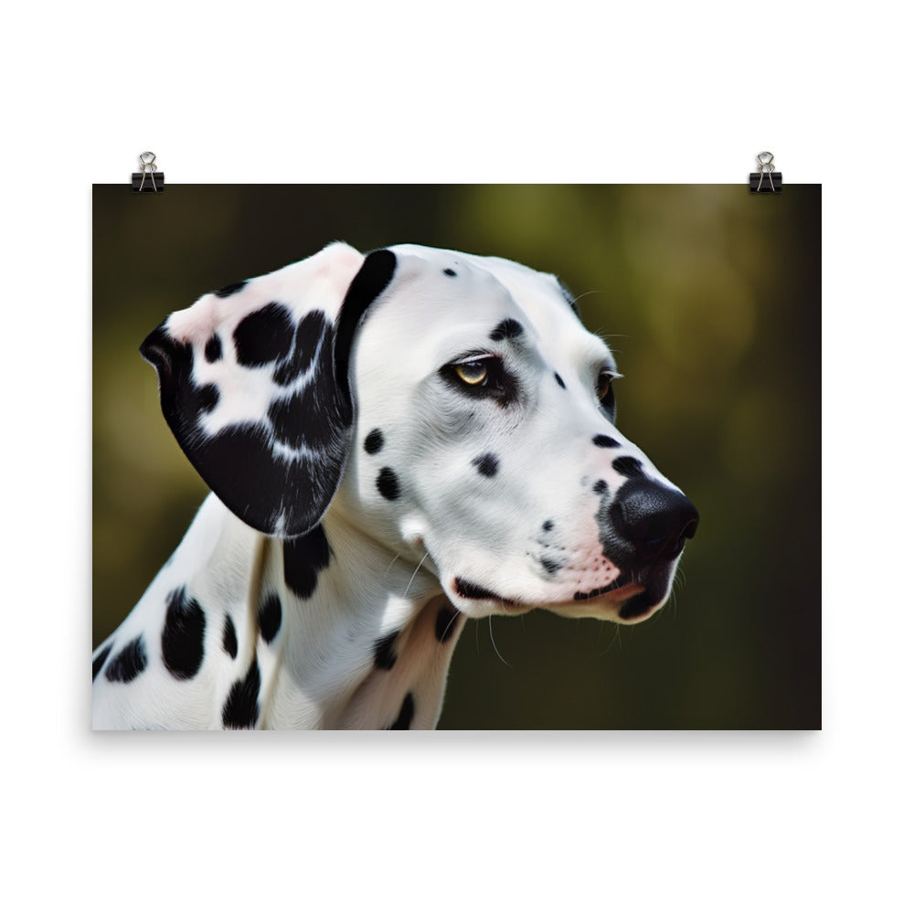 A playful Dalmatian photo paper poster - Posterfy.AI