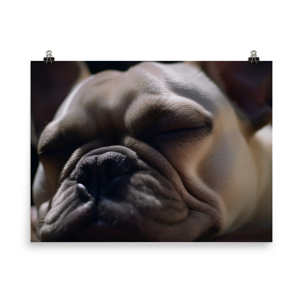 Frenchie dreams photo paper poster - Posterfy.AI