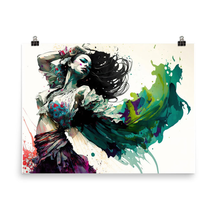 Flamenco Dancer photo paper poster - Posterfy.AI