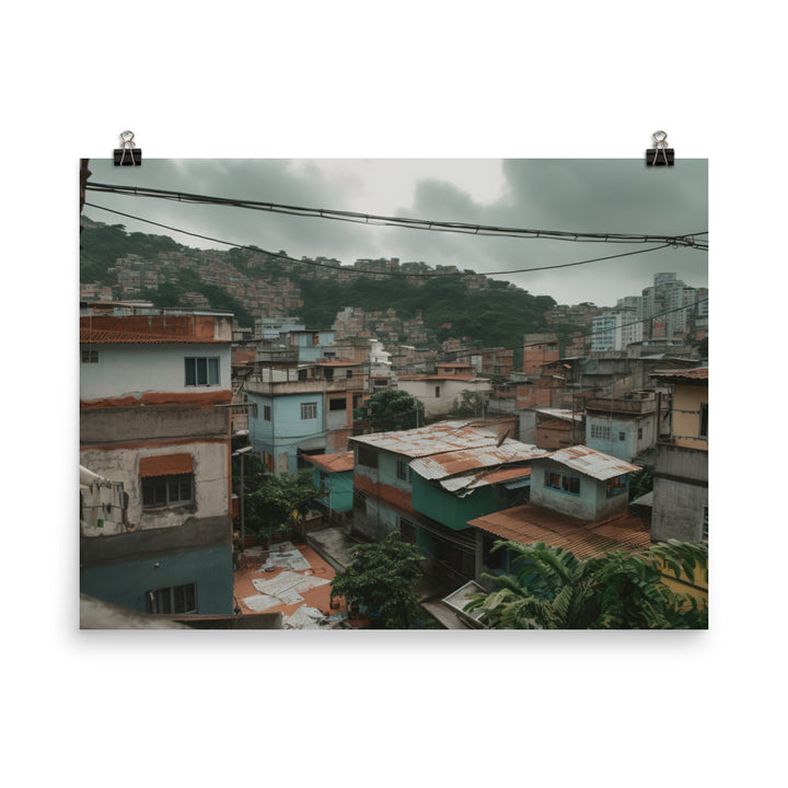 Exploring Rios Favelas photo paper poster - Posterfy.AI