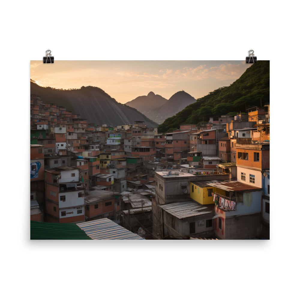 Exploring Rios Favelas photo paper poster - Posterfy.AI