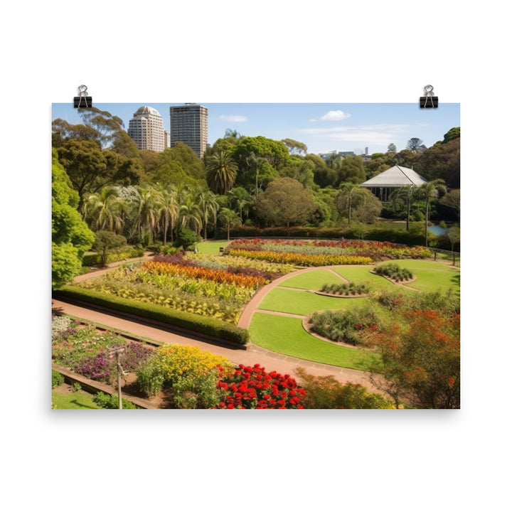 Royal Botanic Garden photo paper poster - Posterfy.AI
