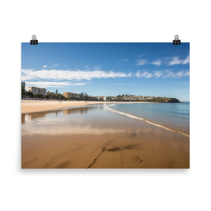 Manly Beach photo paper poster - Posterfy.AI