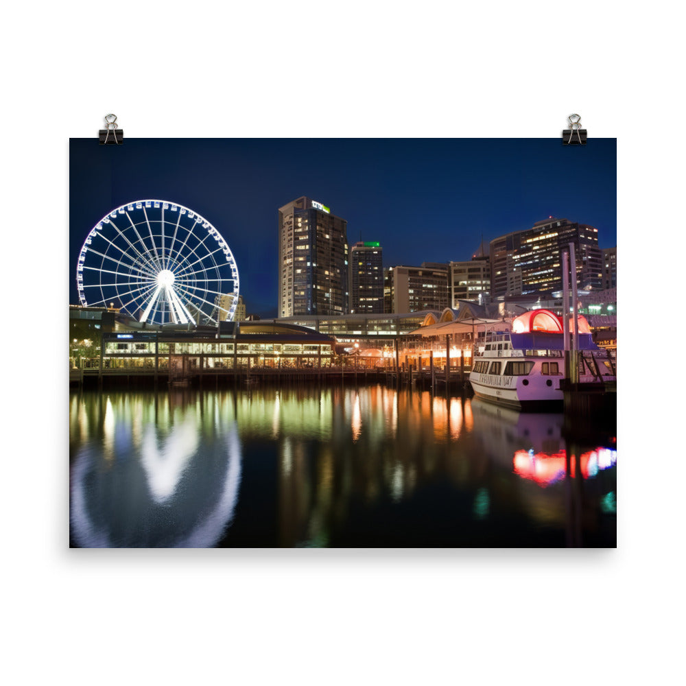 Darling Harbour photo paper poster - Posterfy.AI