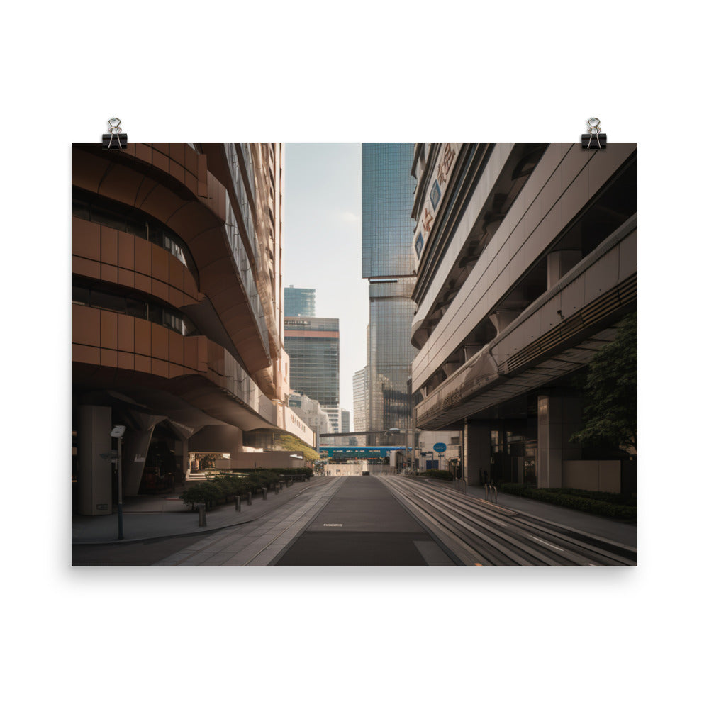 The Modern and Traditional Sides of Tokyo photo paper poster - Posterfy.AI