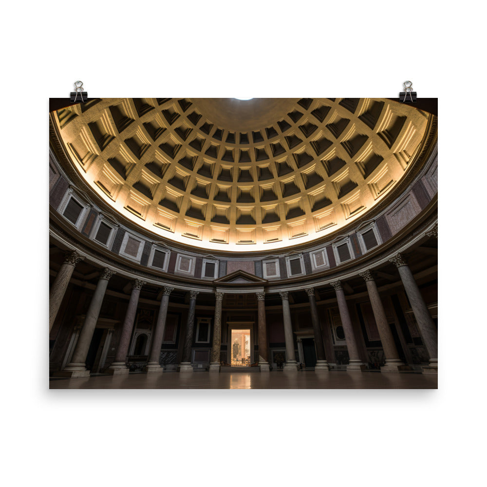 Romes Pantheon photo paper poster - Posterfy.AI