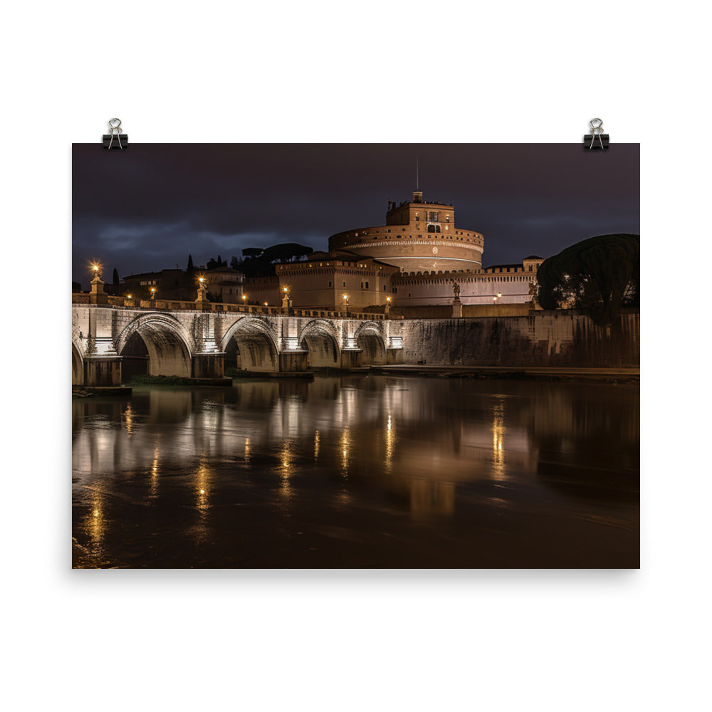 Romes Historic Landmarks photo paper poster - Posterfy.AI