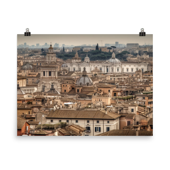 Rome, Italy - The Eternal City photo paper poster - Posterfy.AI