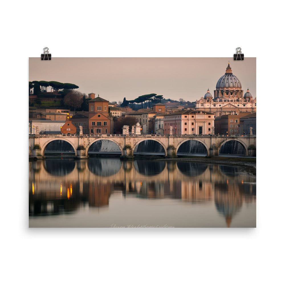 Rome, Italy - The Eternal City photo paper poster - Posterfy.AI