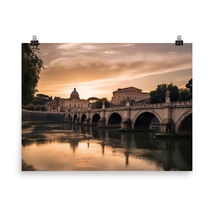 Discover the Beauty of Rome photo paper poster - Posterfy.AI