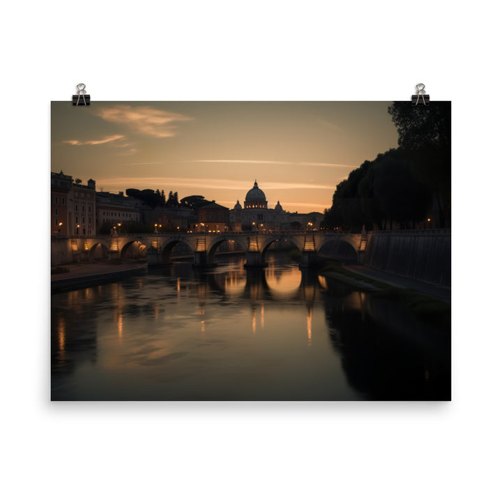 Discover the Beauty of Rome photo paper poster - Posterfy.AI