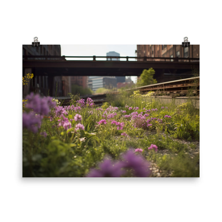 The Beauty of New Yorks Urban Nature photo paper poster - Posterfy.AI