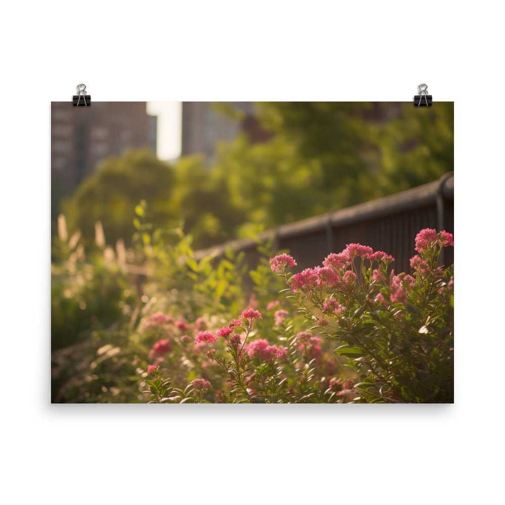 The Beauty of New Yorks Urban Nature photo paper poster - Posterfy.AI