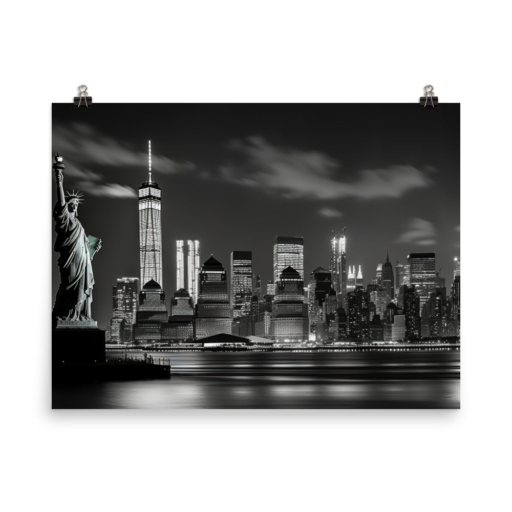 New York City Landmarks photo paper poster - Posterfy.AI