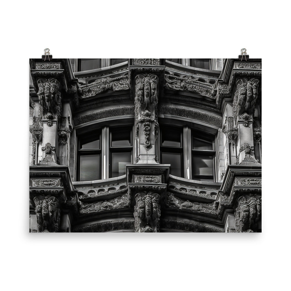 Architecture and Art in New York City photo paper poster - Posterfy.AI