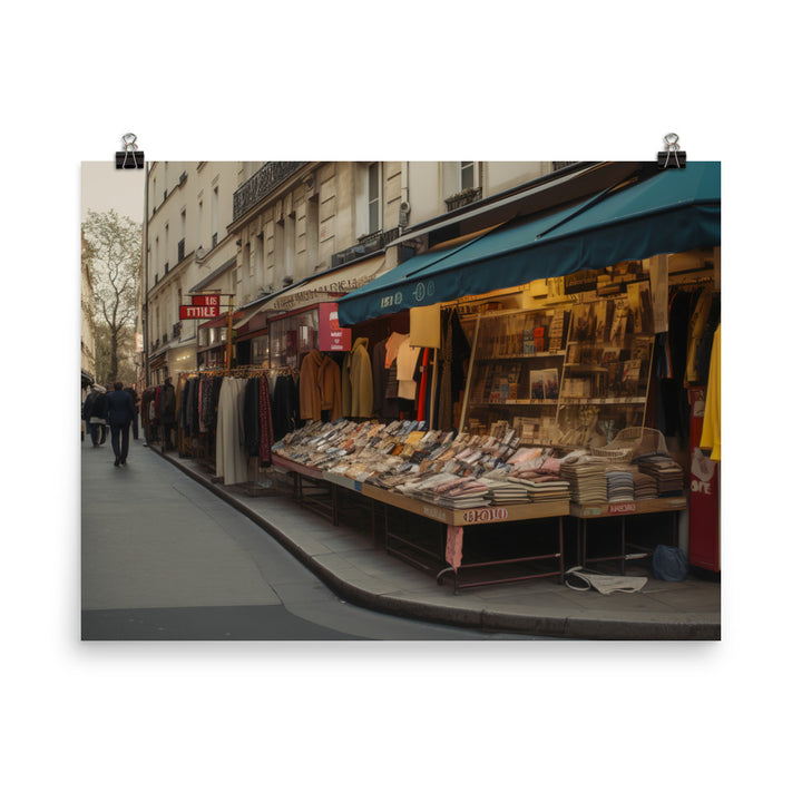 Parisian Shopping photo paper poster - Posterfy.AI