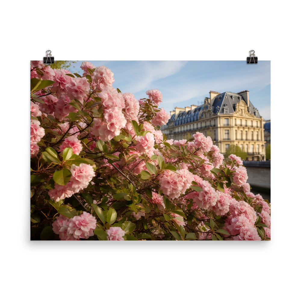 Paris in Bloom photo paper poster - Posterfy.AI