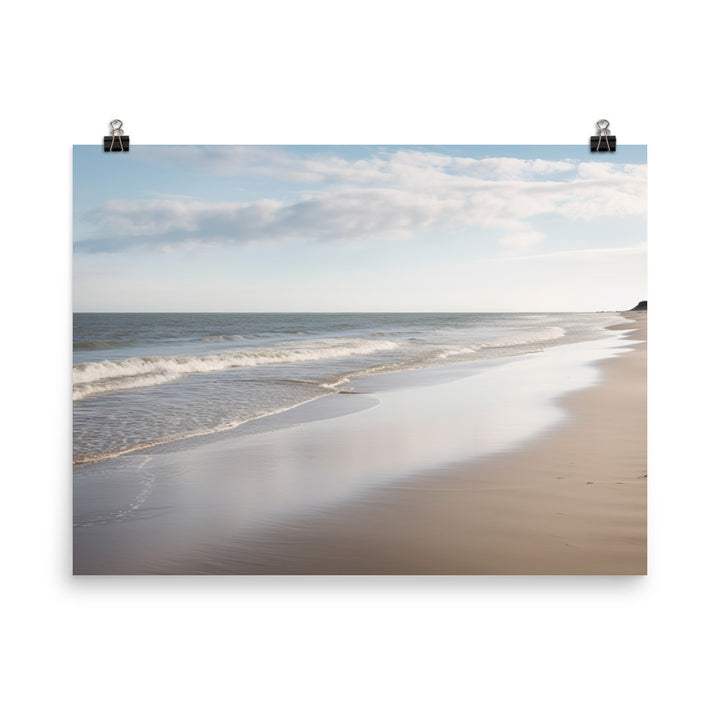 The Tranquil Beach photo paper poster - Posterfy.AI