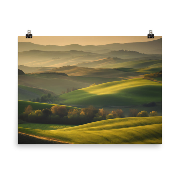 The Rolling Hills photo paper poster - Posterfy.AI