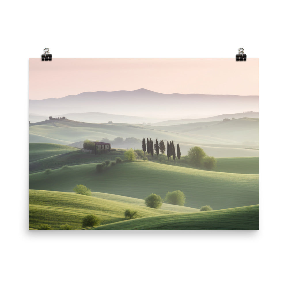 The Rolling Hills photo paper poster - Posterfy.AI